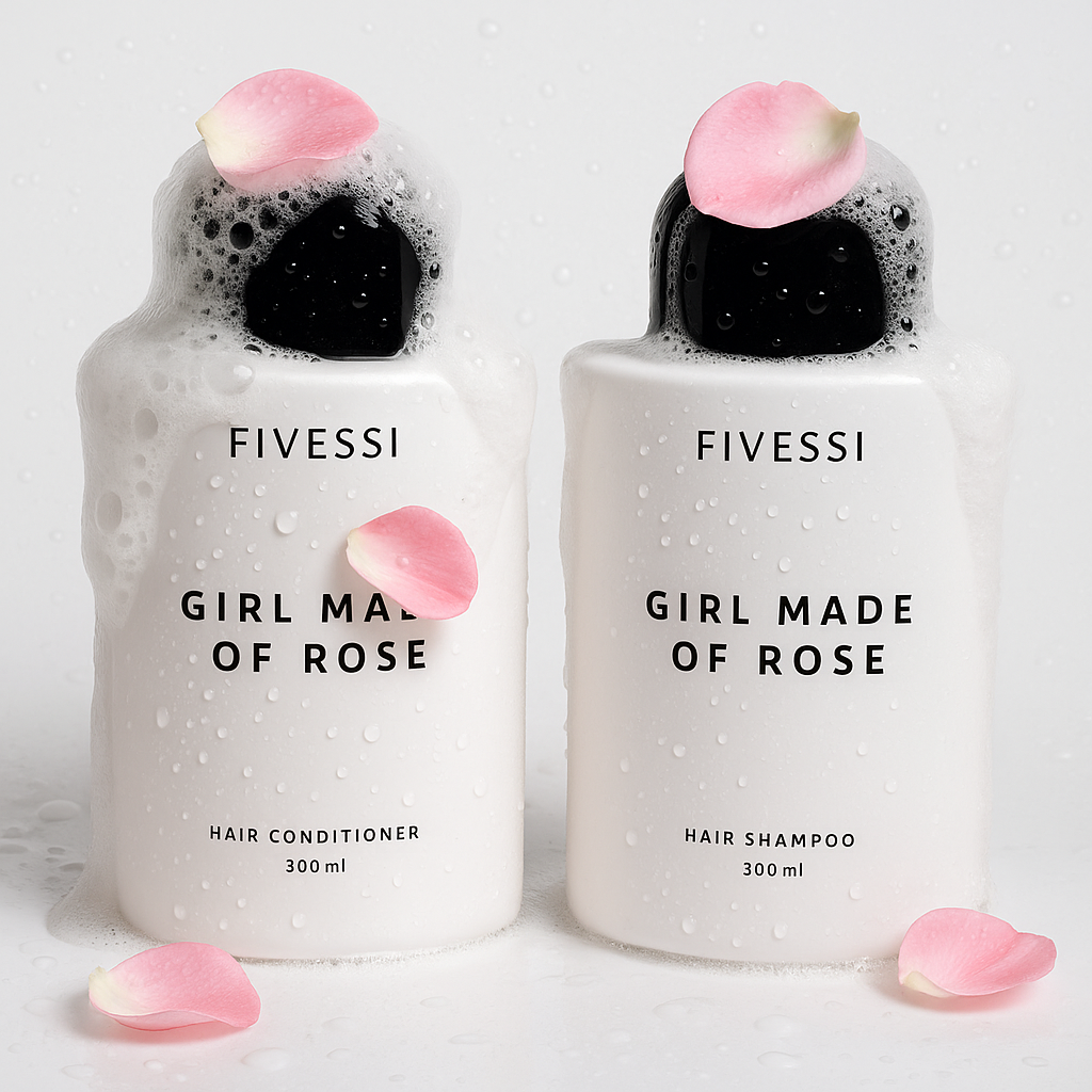 Anti-Dandruff Girl made of Rose Shampoo & Conditioner (300ml)