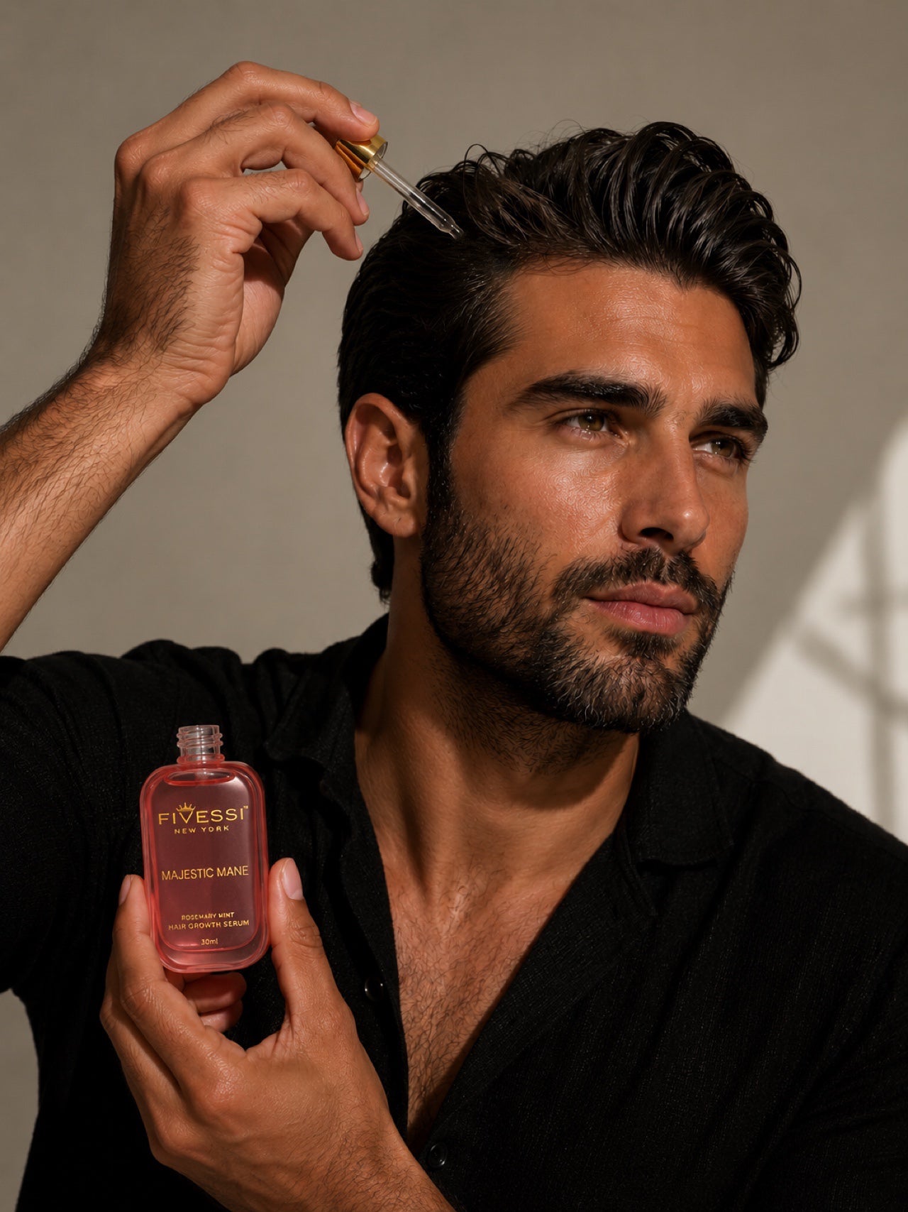 Men's Hair Loss Treatment - Majestic Mane Rosemary Mint Hair